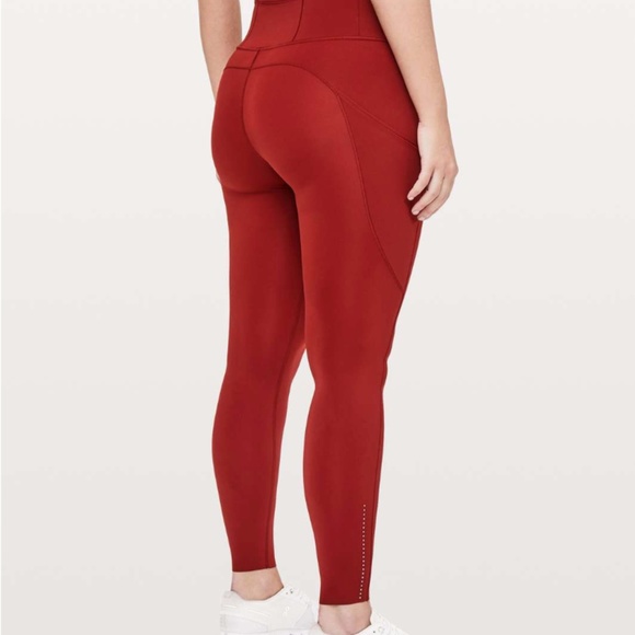 SOLD | NWOT lululemon Fast & Free 28" (Sport Red) - Picture 2 of 8